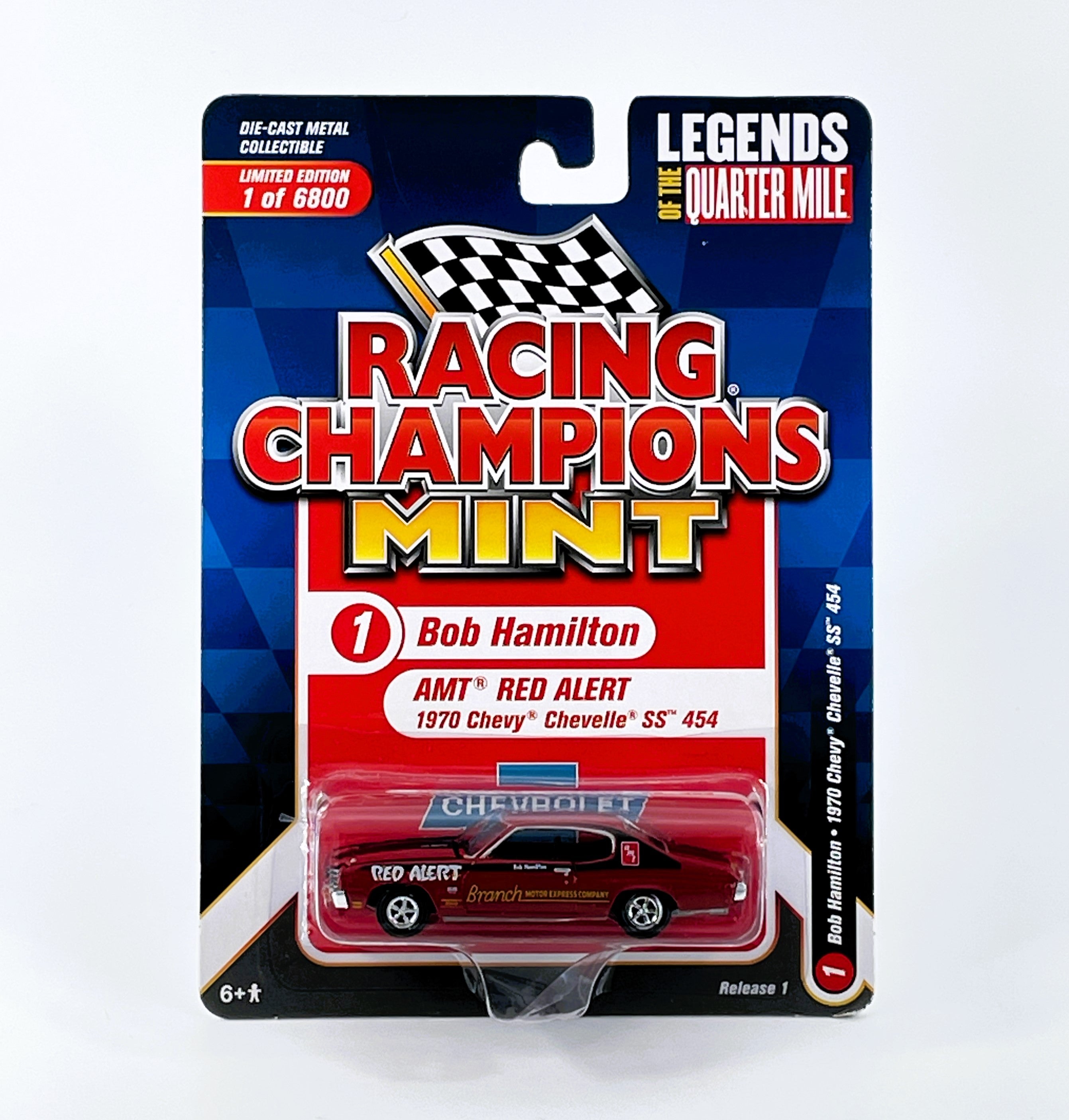 1970 Chevy Chevelle SS454 Bob Hamilton Racing Champions Legends 1/4 Mile 1:64
