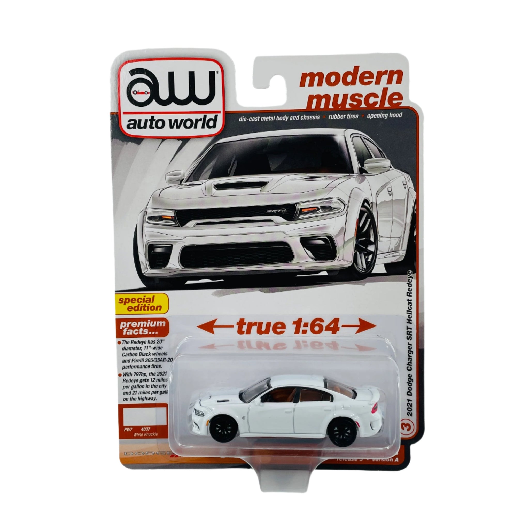Voiture Rc Rodger Dodger Modèle Réduit 1:64 AUTO WORLD - Dodge Charger ...